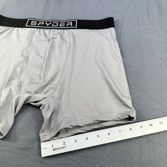 Spyder Men's Size Large Brief Boxer Silver New Without Tags - Picture 5 of 8